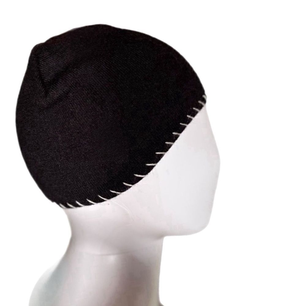 Contrast  Stitch  Beanie